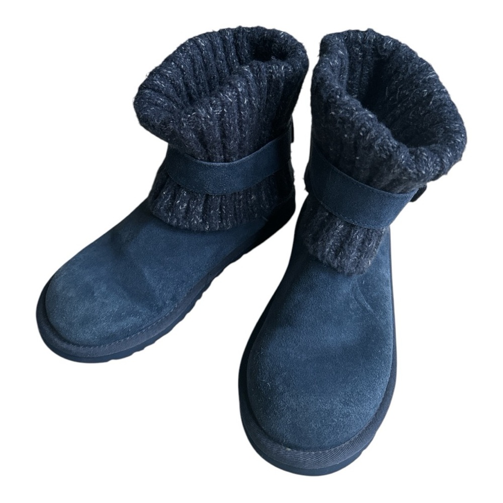 ORIGINAL UGG Sweater cuffs Bootie color blue  size 5